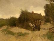 Anton Mauve Casa su sentiero sabbioso 1885 ca